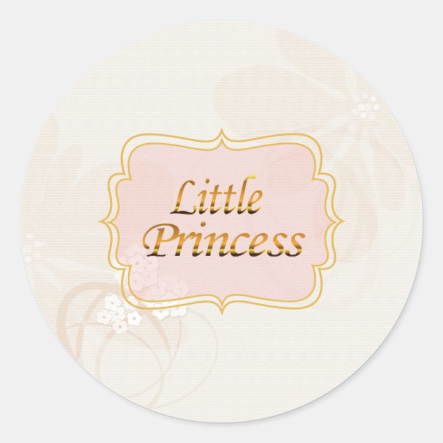 Little Princess Name Tag (Front)