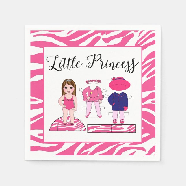 "Little Princess" Napkin (Front)