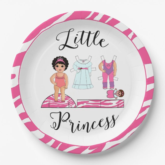 "Little Princess" Party Plates (Front)