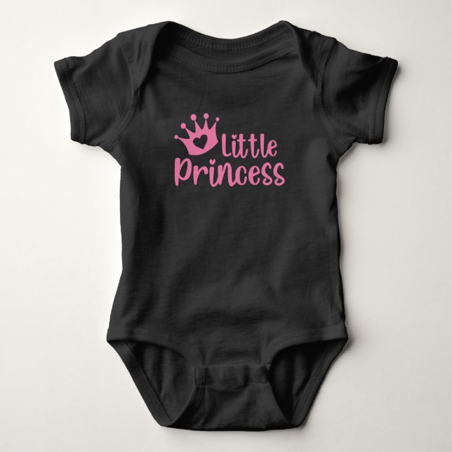 Little Princess. Personalise Baby Bodysuit (Front)