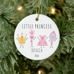 Little Princess Personalised Christmas Ornament