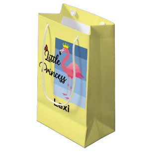 Little Princess Pink Flamingo Design - Gift Bag -
