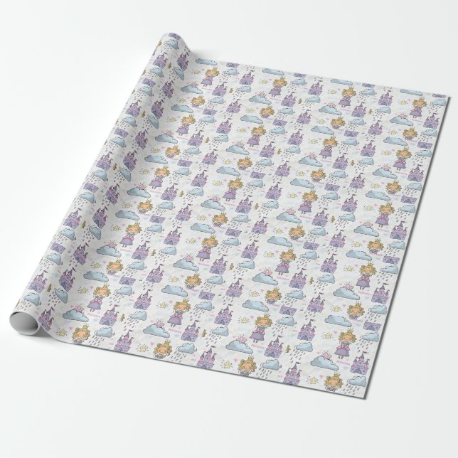 Little Princess Wrapping Paper (Unrolled)