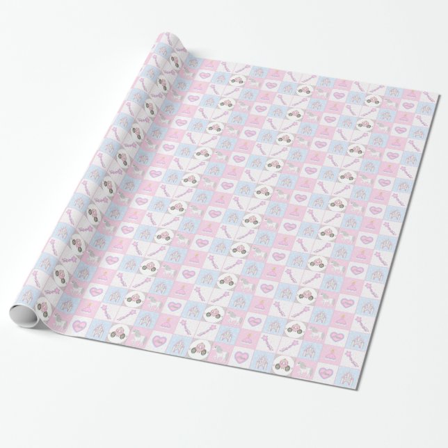 Little Princess Wrapping Paper (Unrolled)