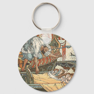 Little Princesses Belle Etoile Illustration Key Ring