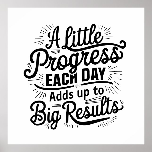 Little Progress Daily Poster (Front)