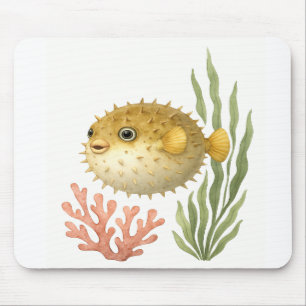 Little Puff of Personality Mouse Pad