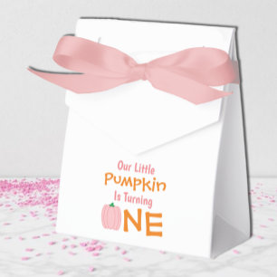 Little Pumpkin 1st Birthday Favour Box