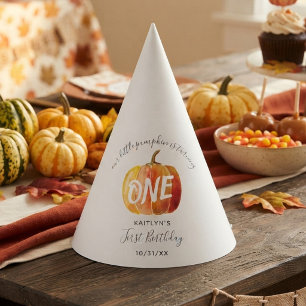 Little Pumpkin 1st Birthday Party Hat