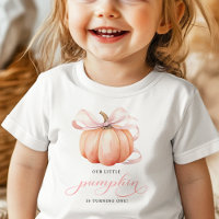 Little Pumpkin 1st Birthday Shirt