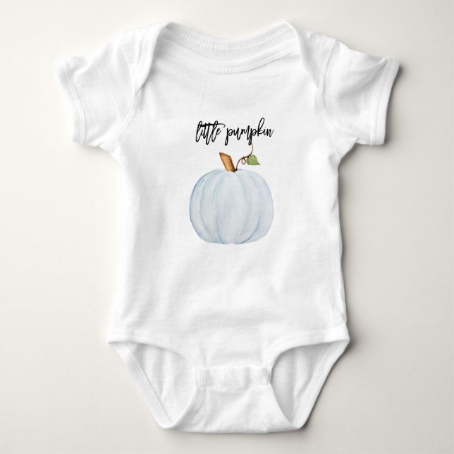 Little Pumpkin all in one Baby Bodysuit (Front)