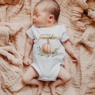 Little Pumpkin Baby Bodysuit • Fall Baby Shower Ou