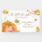 Little Pumpkin Baby Shower Banner Fall Autumn Girl