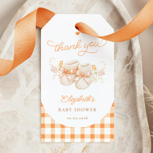 Little Pumpkin Baby Shower Favour Tags