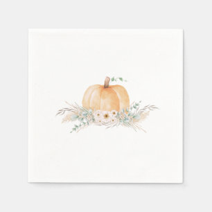 Little Pumpkin Baby Shower Napkins