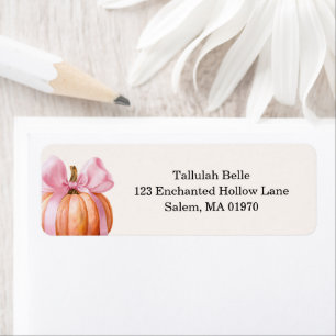 Little Pumpkin Baby Shower Ribbon – Romantic Salem