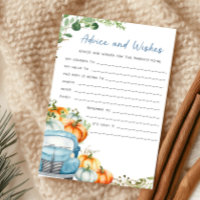 Little Pumpkin Blue Truck Advice and Wishes Game
