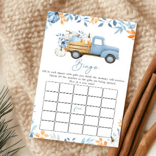 Little Pumpkin Blue Truck Bingo Game