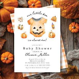  Little Pumpkin Boo Baby Shower  Invitation