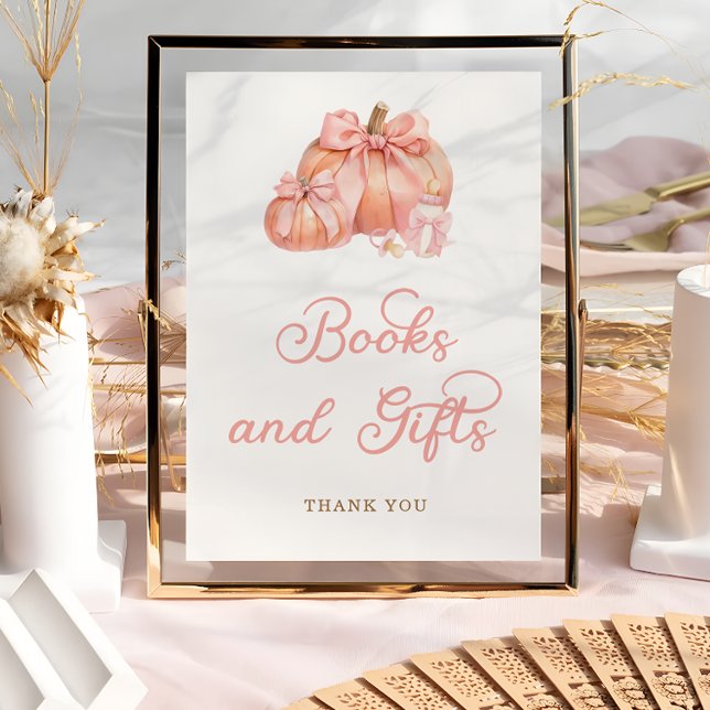 Little Pumpkin Books and Gifts Baby Shower Poster (Creator Uploaded)