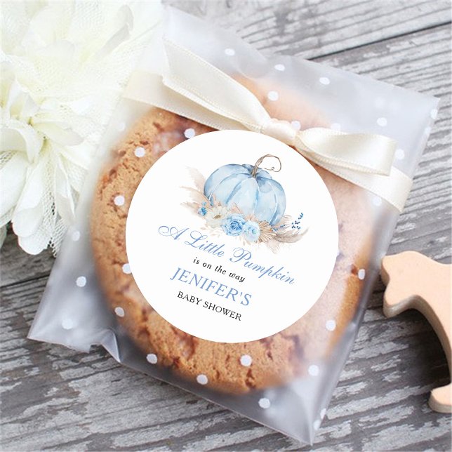 Little Pumpkin Classic Round Sticker (Creator Uploaded)