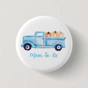 Little Pumpkin Cute Baby Shower Mum to Be 3 Cm Round Badge