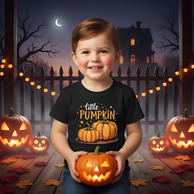 Little Pumpkin Cute Halloween Pumpkin Design T-Shirt (Creator Uploaded)