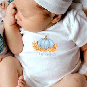 Little Pumpkin Fall Baby Bodysuit
