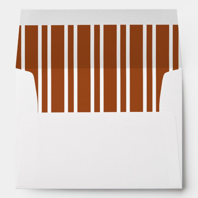 Little Pumpkin Fall Baby Shower Envelope (Back (Bottom))