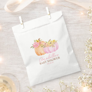 Little Pumpkin Fall Baby Shower Personalized Favour Bags
