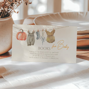 Little Pumpkin Fall Clothes Girl Books for Baby  Enclosure Card