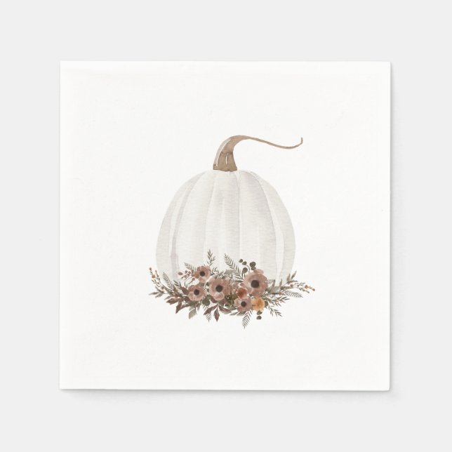 Little Pumpkin Fall Napkin (Front)