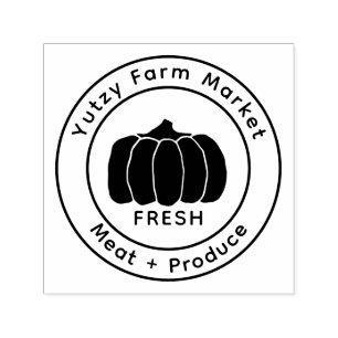 Little Pumpkin Farm Market Self-inking Stamp