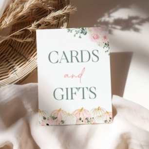 Little Pumpkin First Birthday Cards And Gifts Poster