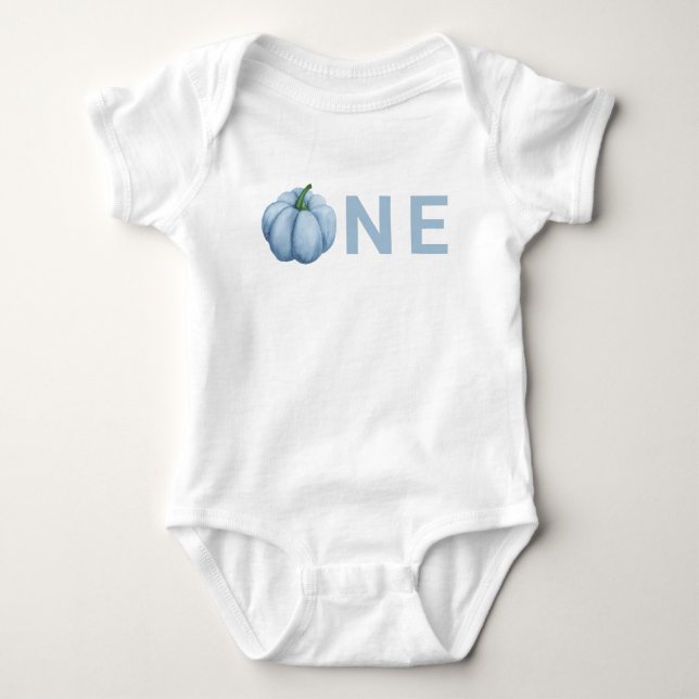 Little Pumpkin first Birthday Party  Baby Bodysuit (Front)