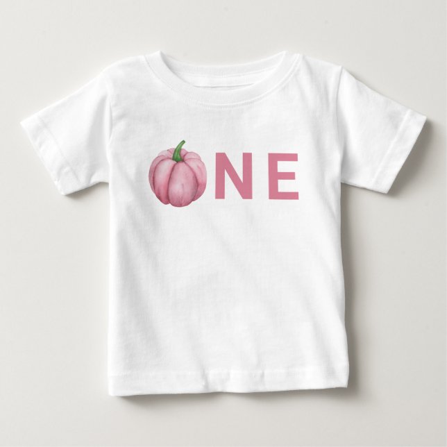 Little Pumpkin first Birthday Party  Baby T-Shirt (Front)