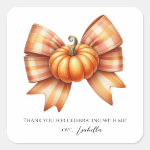 Little Pumpkin First Birthday Sticker – Halloween 