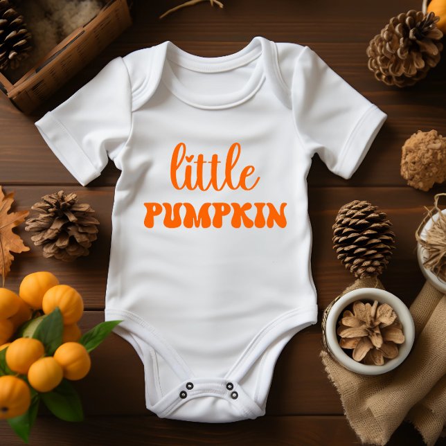 Little Pumpkin - First Fall Little Pumpkin Gift Baby Bodysuit (Creator Uploaded)