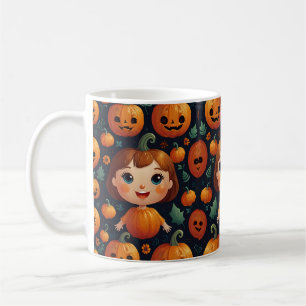 Little Pumpkin Girl Coffee Mug