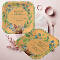 Little Pumpkin Greenery Wreath Fall Pumpkin Peach 