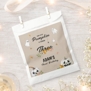 Little Pumpkin Halloween Any Age Birthday Favour Bags