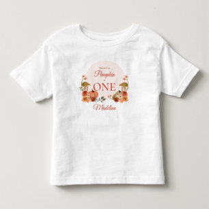 Little Pumpkin Is One First Birthday Toddler T-Shirt