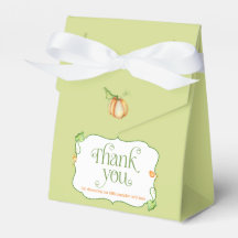 Little Pumpkin on the Way Baby Shower Favour Box