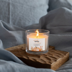 Little pumpkin on the way  Fall Baby shower Label