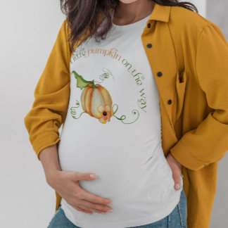 Little Pumpkin on the Way Fall Mum-to-be T-Shirt