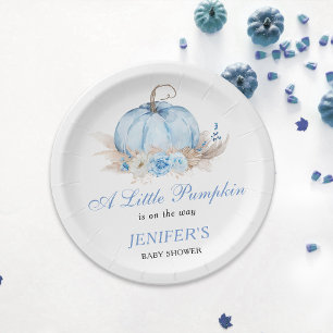 Little Pumpkin Paper Plate