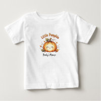 Little Pumpkin Personalised Baby T-shirt
