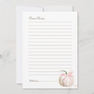 Little Pumpkin Time Capsule Message Cards