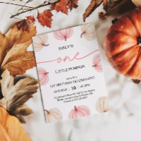 Little Pumpkin Turning One Birthday 