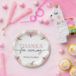 Little Pumpkin Turning One Birthday  Paper Plate<br><div class="desc">Celebrate your little one's first birthday with our **Little Pumpkin Turning One Birthday Paper Plates**. These charming plates feature a delightful pumpkin design that complements any fall-themed party. Perfect for serving up treats and snacks,  they add a festive touch to your celebration while making clean-up a breeze.</div>